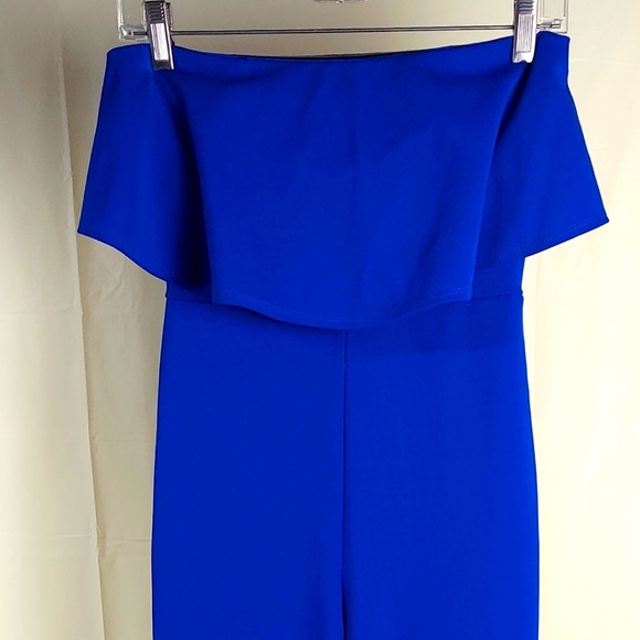 XS Strapless Jumpsuit Flounce Bodice - Picture 1 of 12